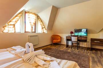 Фото номера Двухместный номер с 1 кроватью или 2 отдельными кроватями Отель Family Hotel Teteven г. Тетевен 7